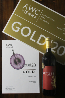 AWC Gold 2020 Zweigelt Flasche